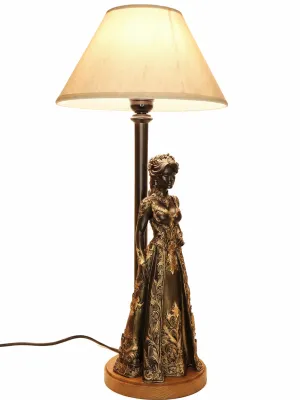 Pied de Lampe "France" noir bronze