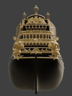 Poupe déco "Dauphin Royal"