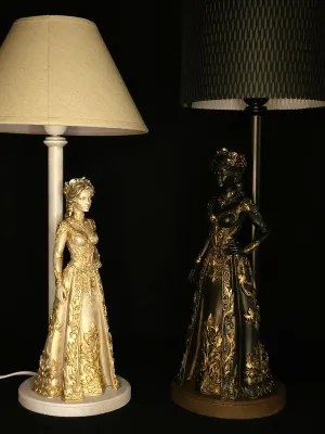 Pied de lampe "France" Banc marbre