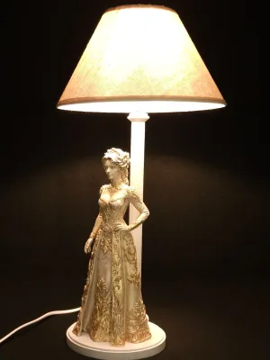 Pied de lampe "France" Banc marbre