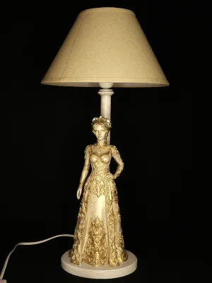 Pied de lampe "France" Banc marbre