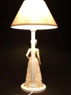 Pied de lampe "France" Banc marbre