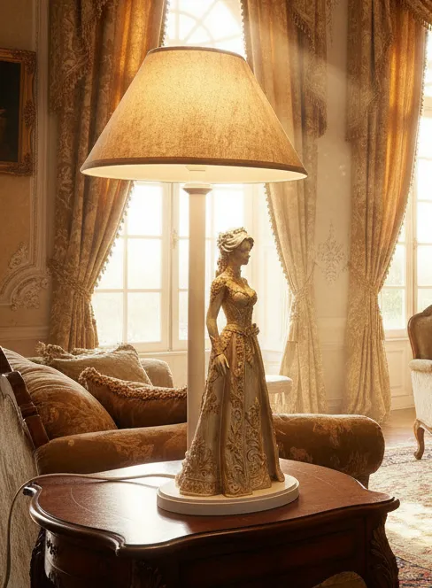 Produit Pied de lampe "France" Banc marbre Image